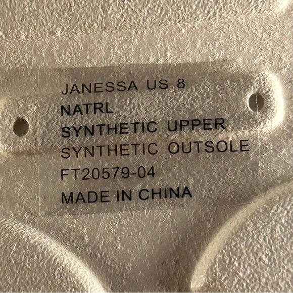 Bebe Janessa Women’s Clogs Lined Shoes Natural Tan Size 8 - Picture 8 of 8